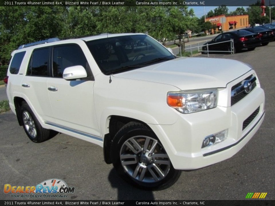 2011 Toyota 4Runner Limited 4x4 Blizzard White Pearl / Black Leather Photo #3