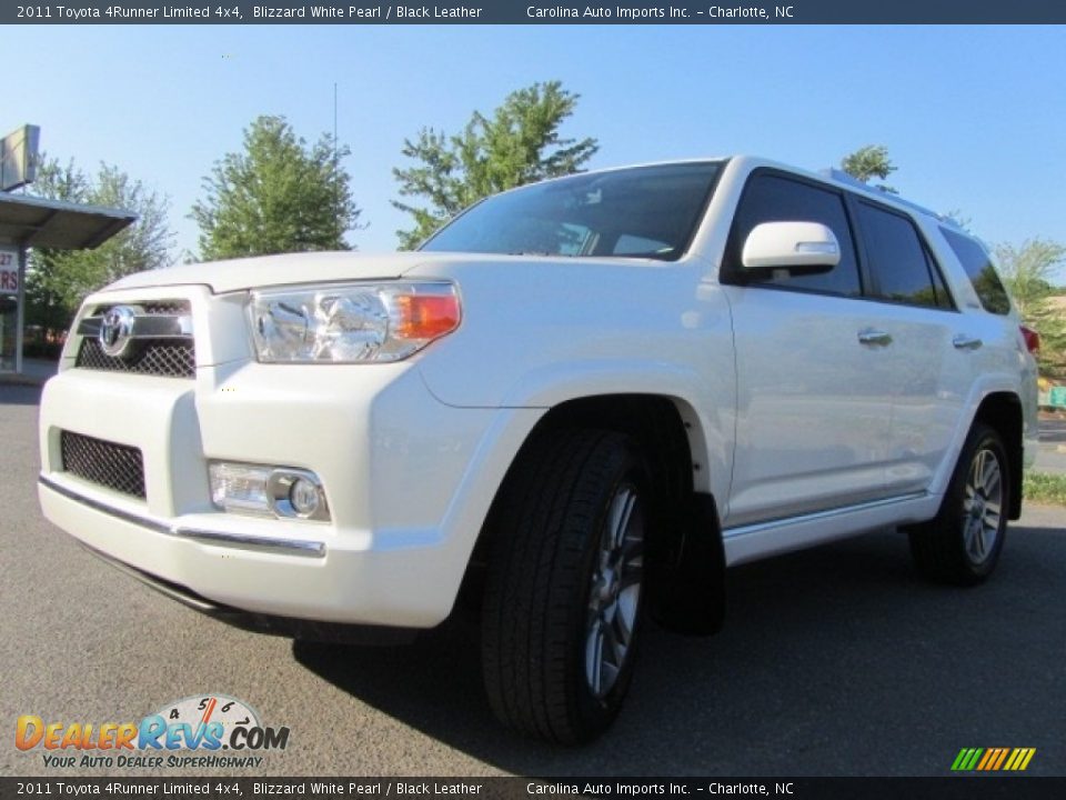 2011 Toyota 4Runner Limited 4x4 Blizzard White Pearl / Black Leather Photo #6