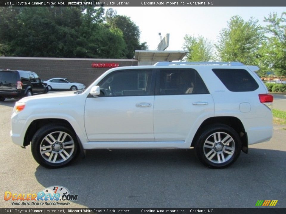 2011 Toyota 4Runner Limited 4x4 Blizzard White Pearl / Black Leather Photo #7