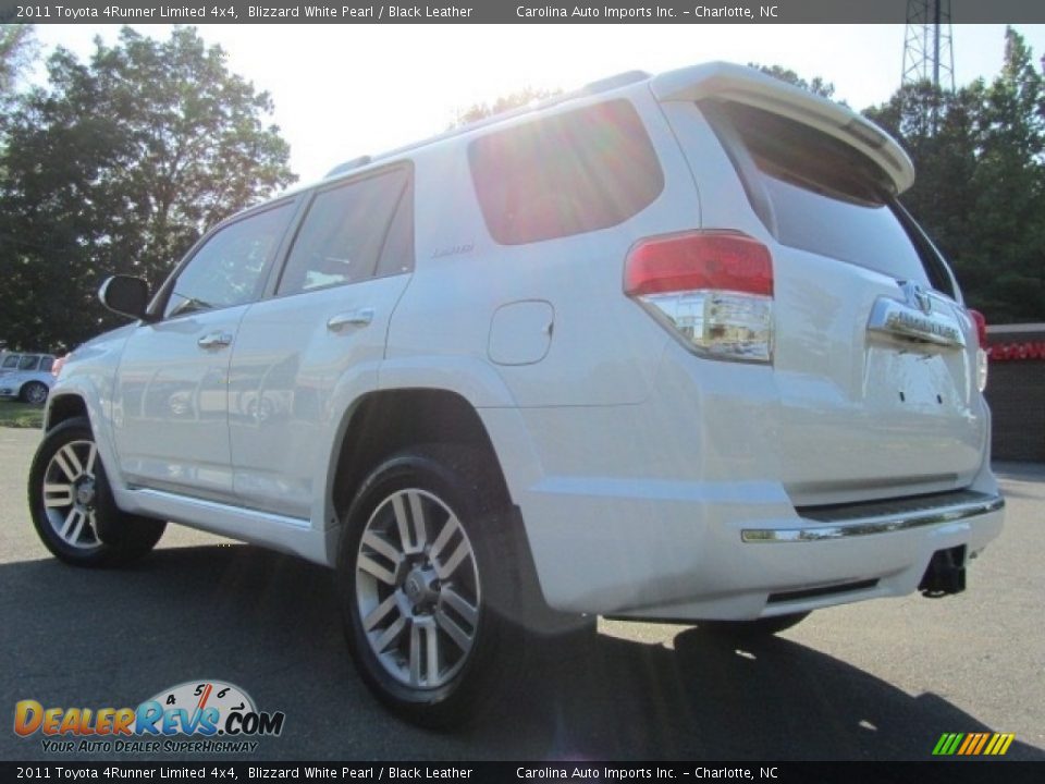 2011 Toyota 4Runner Limited 4x4 Blizzard White Pearl / Black Leather Photo #8