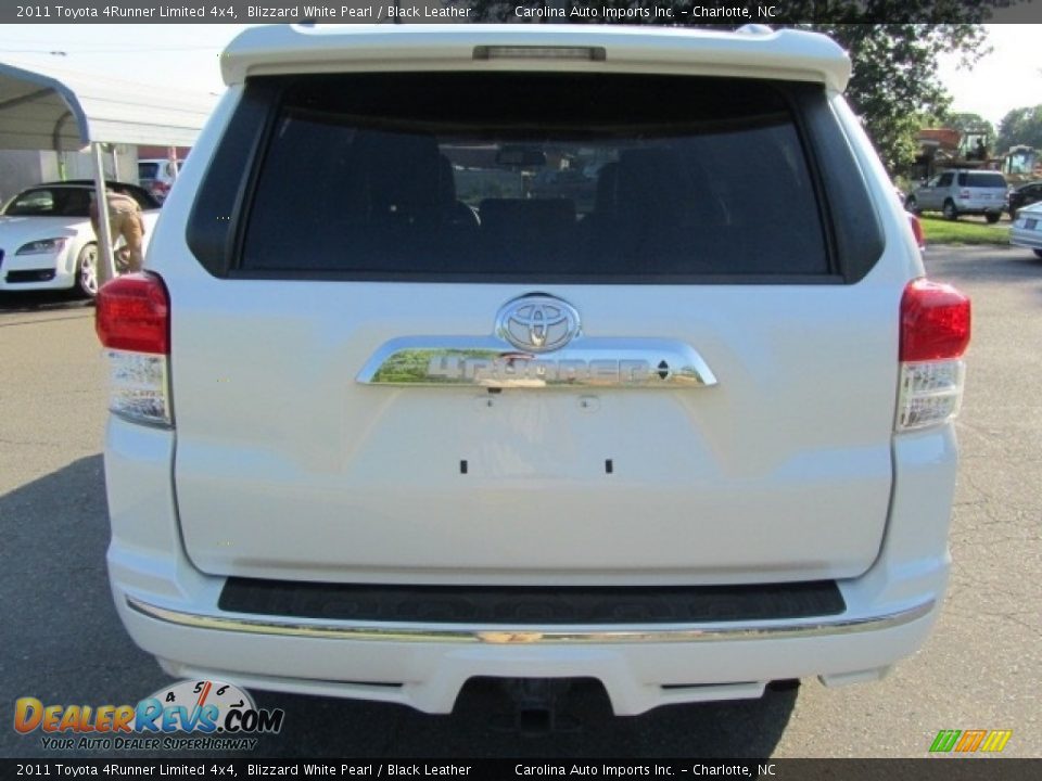 2011 Toyota 4Runner Limited 4x4 Blizzard White Pearl / Black Leather Photo #9