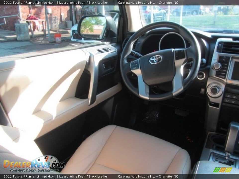 2011 Toyota 4Runner Limited 4x4 Blizzard White Pearl / Black Leather Photo #12