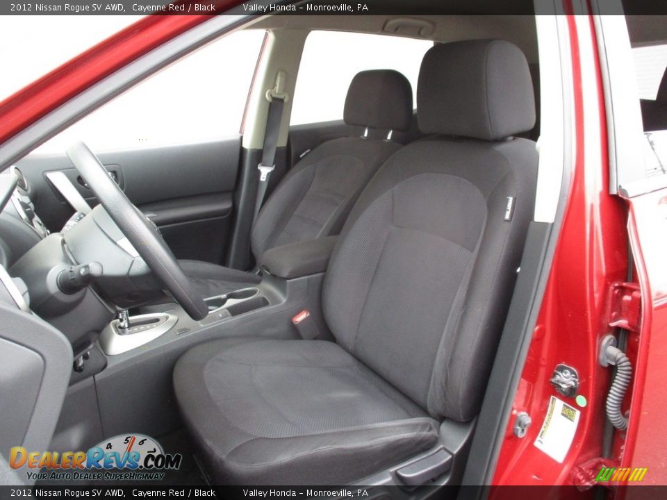 2012 Nissan Rogue SV AWD Cayenne Red / Black Photo #12