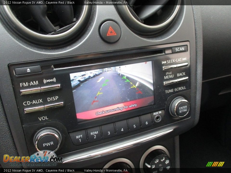 2012 Nissan Rogue SV AWD Cayenne Red / Black Photo #17