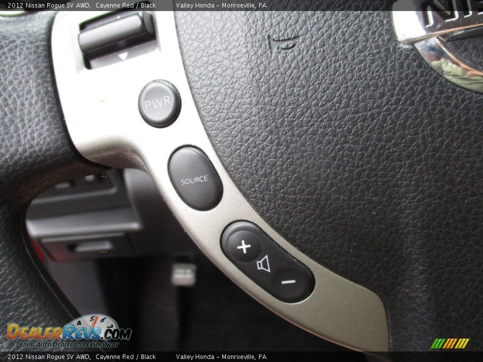 2012 Nissan Rogue SV AWD Cayenne Red / Black Photo #18