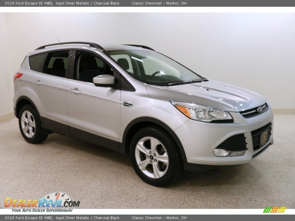 2016 Ford Escape SE 4WD Ingot Silver Metallic / Charcoal Black Photo #1