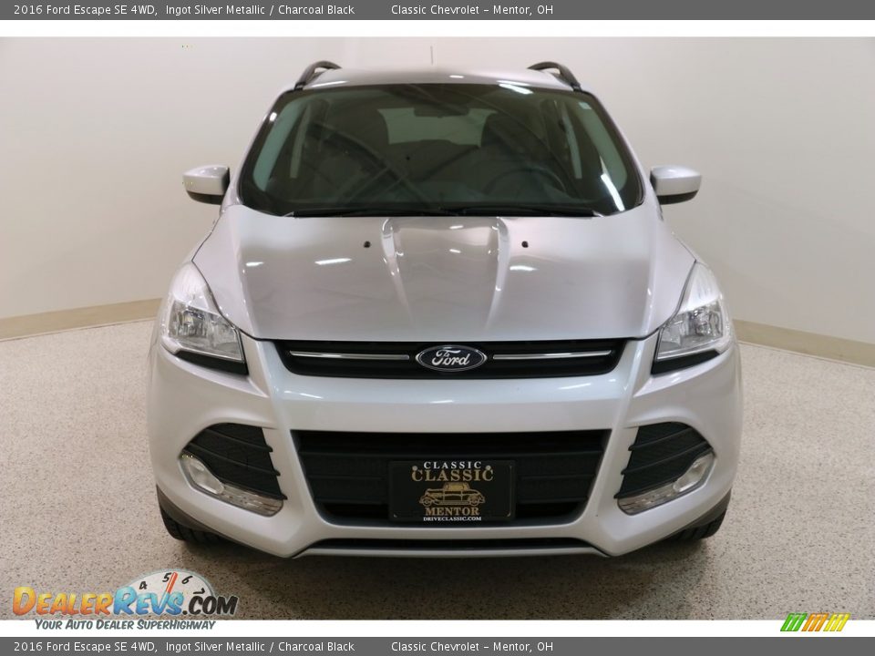 2016 Ford Escape SE 4WD Ingot Silver Metallic / Charcoal Black Photo #2