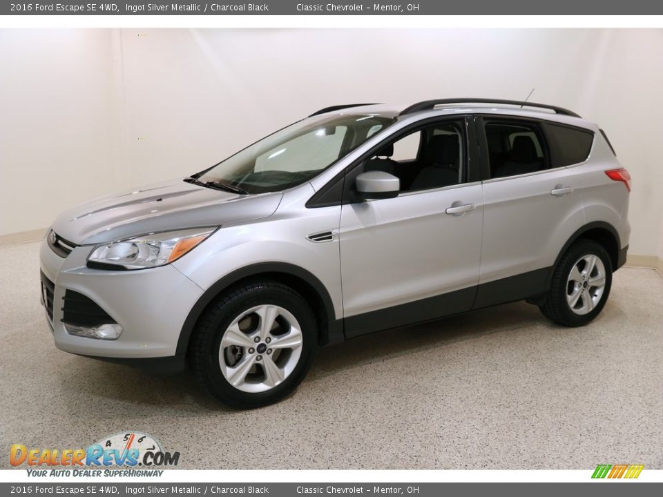 2016 Ford Escape SE 4WD Ingot Silver Metallic / Charcoal Black Photo #3