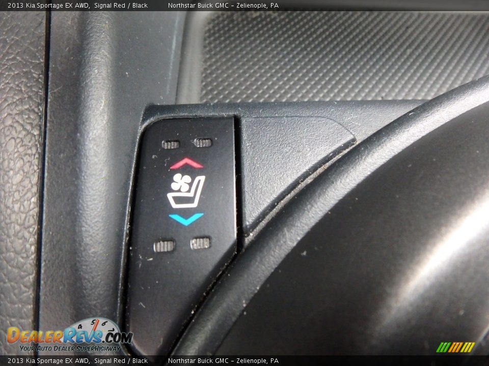 2013 Kia Sportage EX AWD Signal Red / Black Photo #26