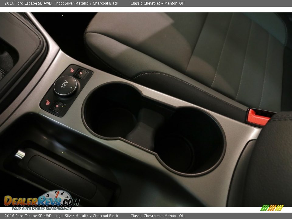 2016 Ford Escape SE 4WD Ingot Silver Metallic / Charcoal Black Photo #15