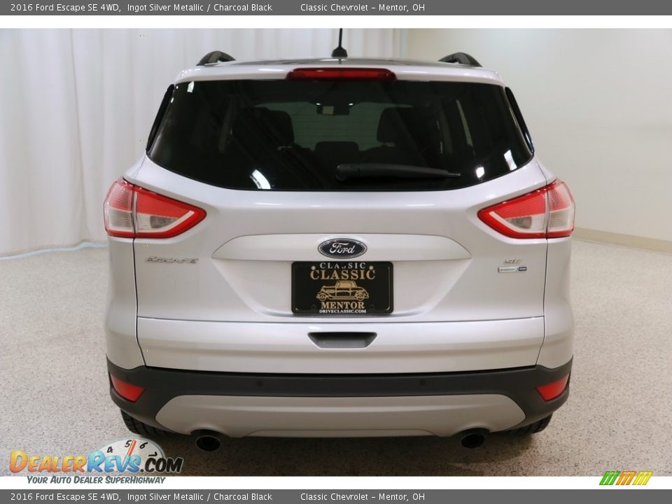 2016 Ford Escape SE 4WD Ingot Silver Metallic / Charcoal Black Photo #19