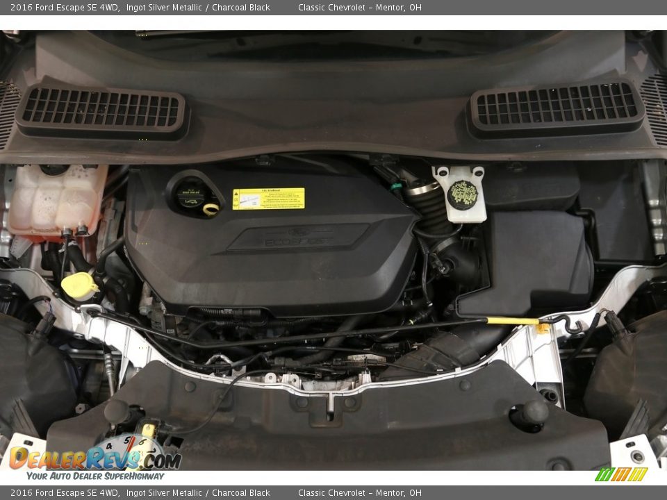 2016 Ford Escape SE 4WD Ingot Silver Metallic / Charcoal Black Photo #20