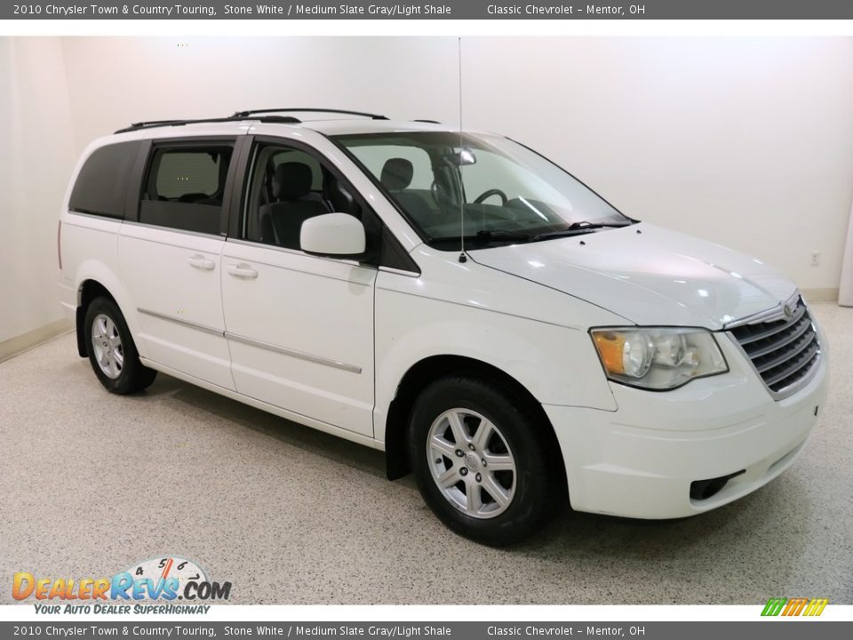 2010 Chrysler Town & Country Touring Stone White / Medium Slate Gray/Light Shale Photo #1