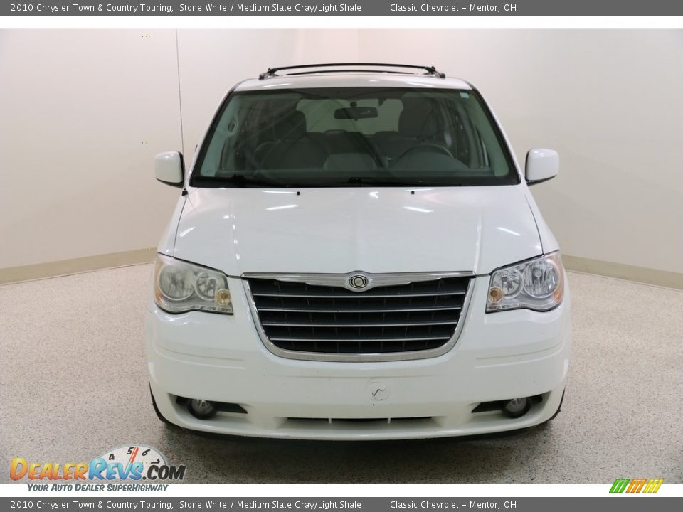 2010 Chrysler Town & Country Touring Stone White / Medium Slate Gray/Light Shale Photo #2