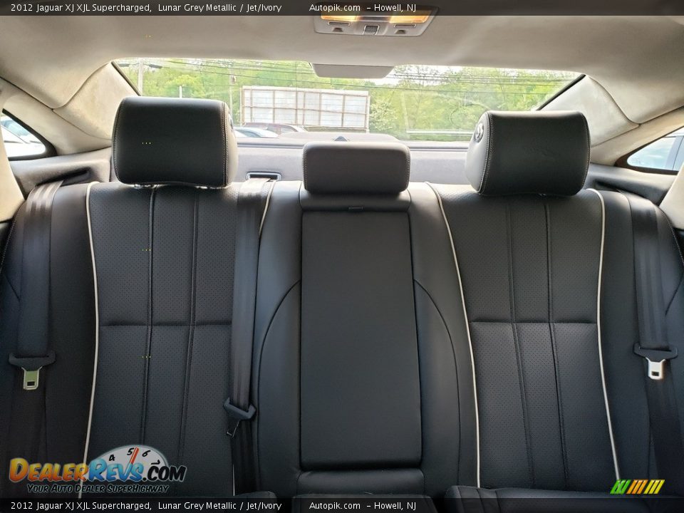 2012 Jaguar XJ XJL Supercharged Lunar Grey Metallic / Jet/Ivory Photo #13