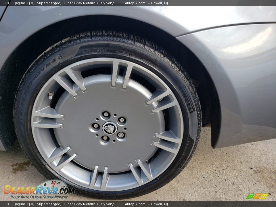 2012 Jaguar XJ XJL Supercharged Lunar Grey Metallic / Jet/Ivory Photo #19