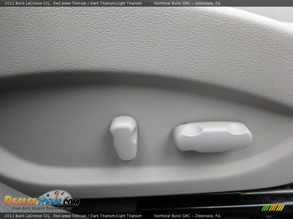 2011 Buick LaCrosse CXL Red Jewel Tintcoat / Dark Titanium/Light Titanium Photo #8