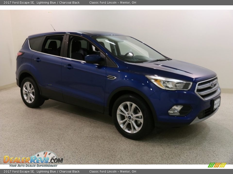 2017 Ford Escape SE Lightning Blue / Charcoal Black Photo #1