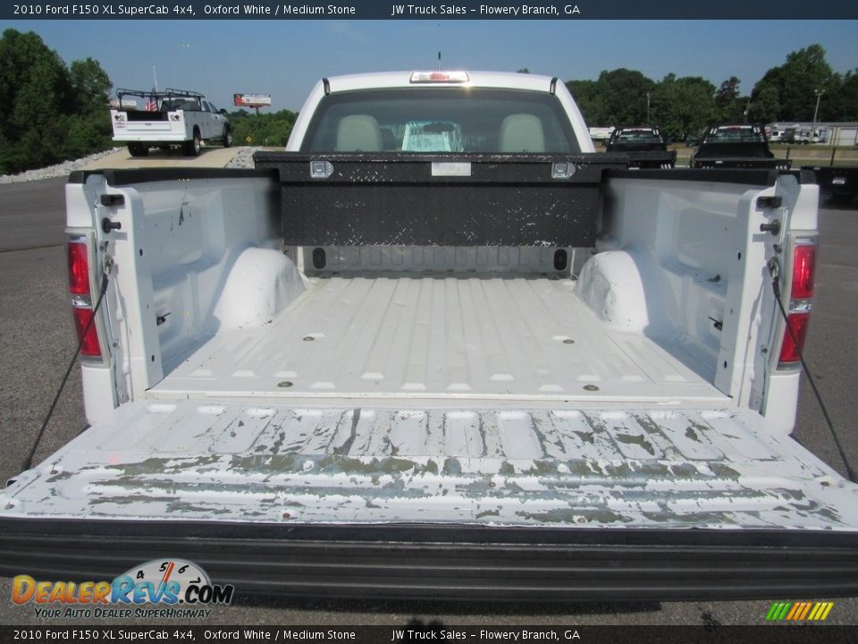 2010 Ford F150 XL SuperCab 4x4 Oxford White / Medium Stone Photo #12