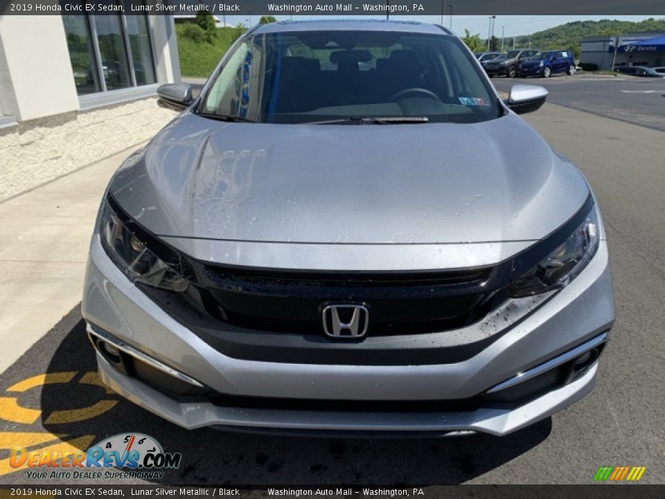 2019 Honda Civic EX Sedan Lunar Silver Metallic / Black Photo #3
