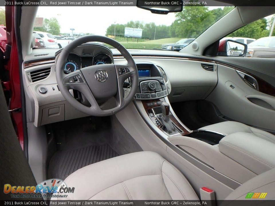 2011 Buick LaCrosse CXL Red Jewel Tintcoat / Dark Titanium/Light Titanium Photo #18
