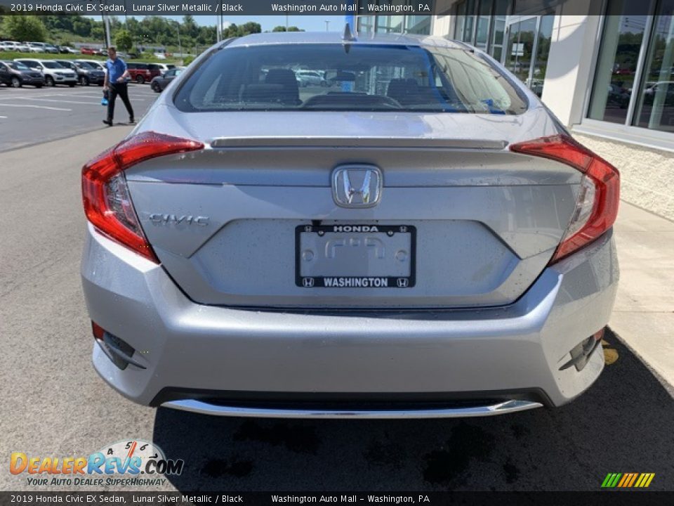 2019 Honda Civic EX Sedan Lunar Silver Metallic / Black Photo #6