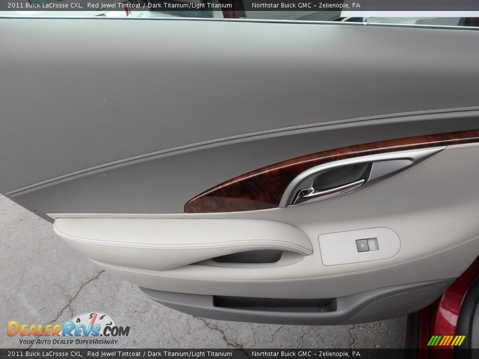 2011 Buick LaCrosse CXL Red Jewel Tintcoat / Dark Titanium/Light Titanium Photo #19
