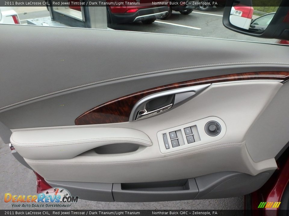 2011 Buick LaCrosse CXL Red Jewel Tintcoat / Dark Titanium/Light Titanium Photo #20