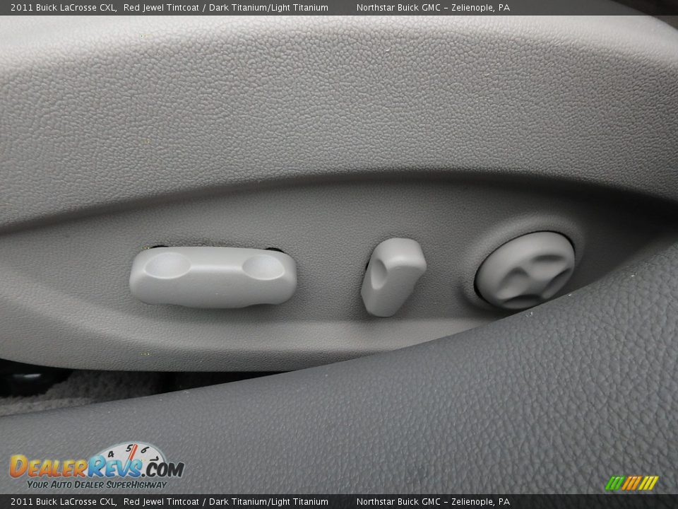 2011 Buick LaCrosse CXL Red Jewel Tintcoat / Dark Titanium/Light Titanium Photo #22