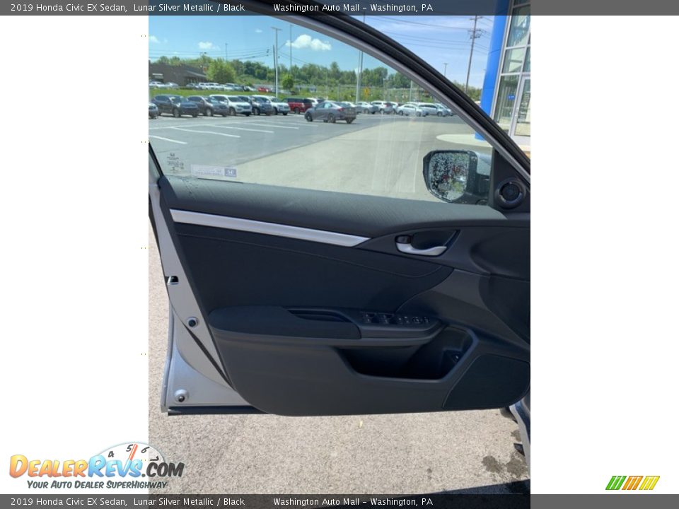 2019 Honda Civic EX Sedan Lunar Silver Metallic / Black Photo #10