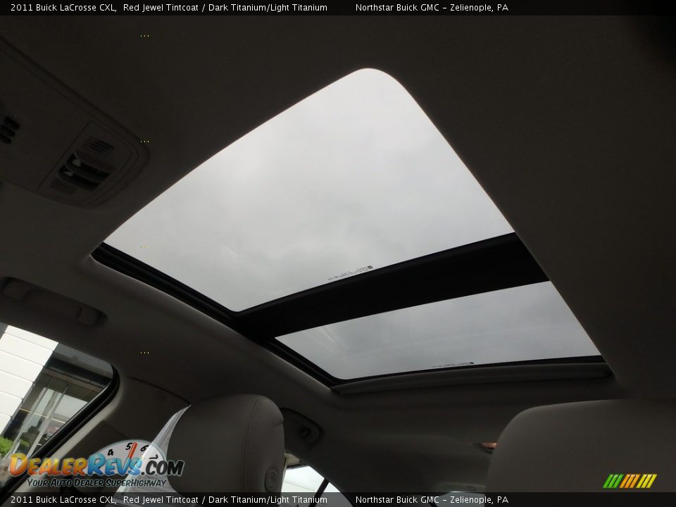 2011 Buick LaCrosse CXL Red Jewel Tintcoat / Dark Titanium/Light Titanium Photo #23