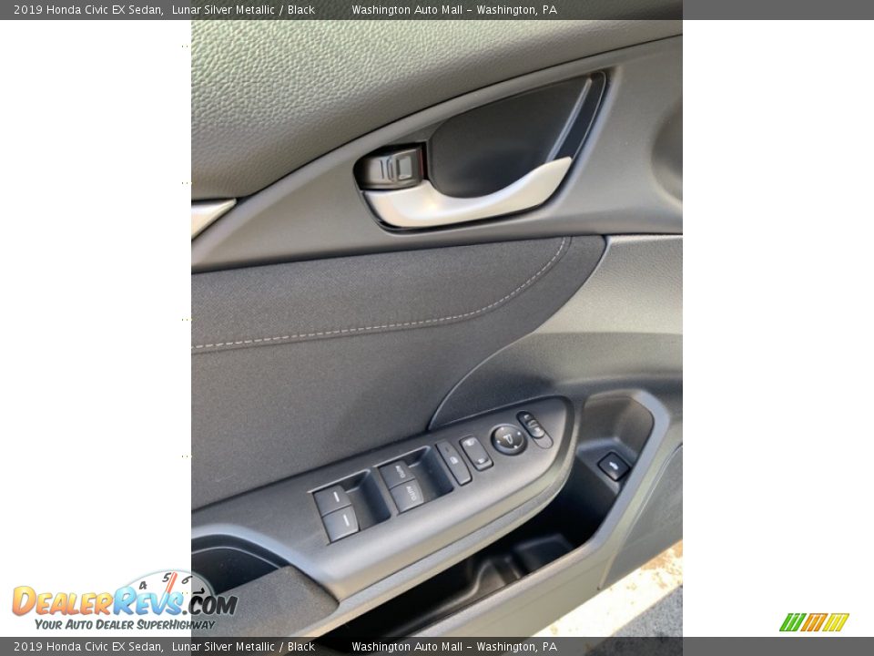 2019 Honda Civic EX Sedan Lunar Silver Metallic / Black Photo #11