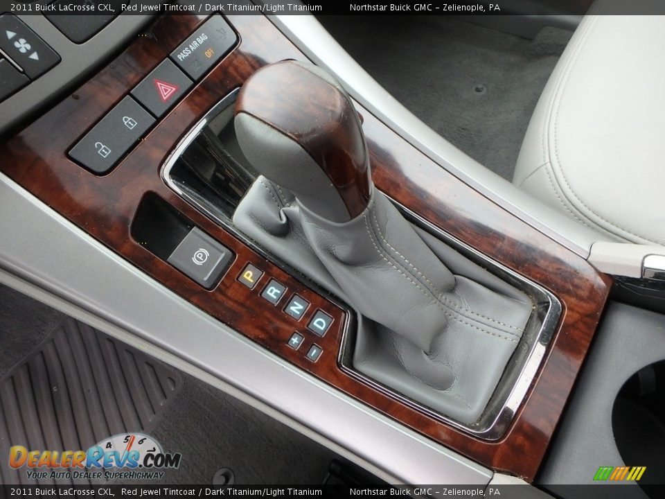2011 Buick LaCrosse CXL Red Jewel Tintcoat / Dark Titanium/Light Titanium Photo #26