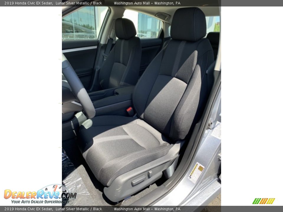 2019 Honda Civic EX Sedan Lunar Silver Metallic / Black Photo #14
