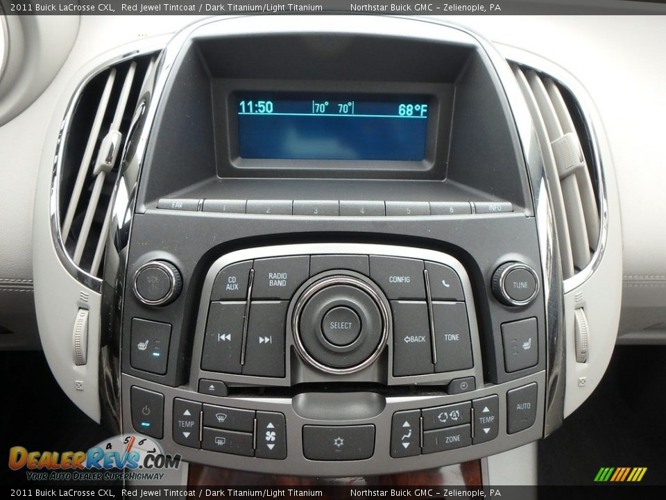 2011 Buick LaCrosse CXL Red Jewel Tintcoat / Dark Titanium/Light Titanium Photo #28