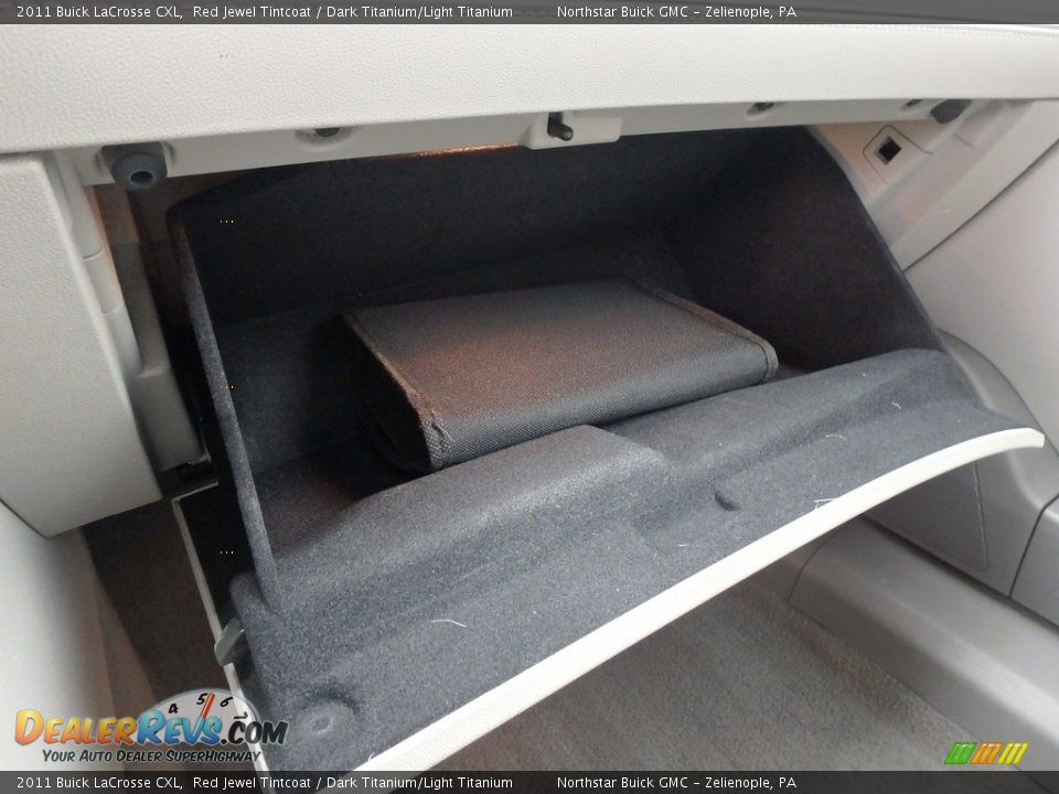 2011 Buick LaCrosse CXL Red Jewel Tintcoat / Dark Titanium/Light Titanium Photo #29