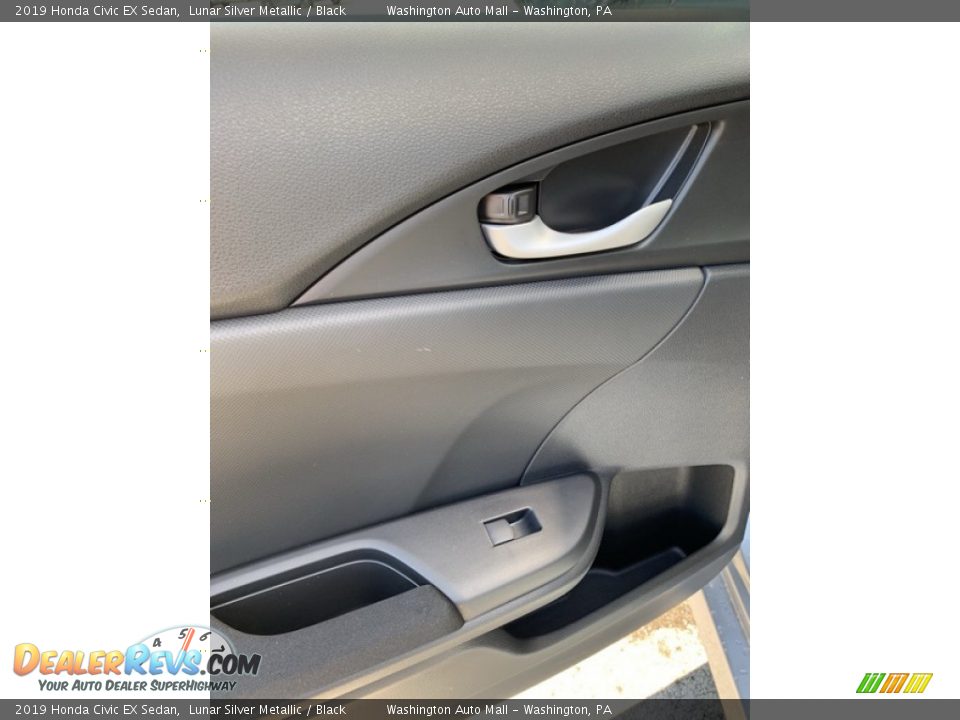 2019 Honda Civic EX Sedan Lunar Silver Metallic / Black Photo #17