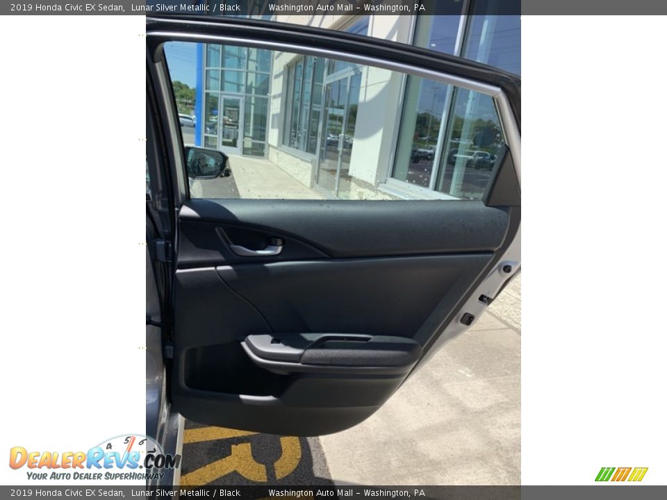 2019 Honda Civic EX Sedan Lunar Silver Metallic / Black Photo #22