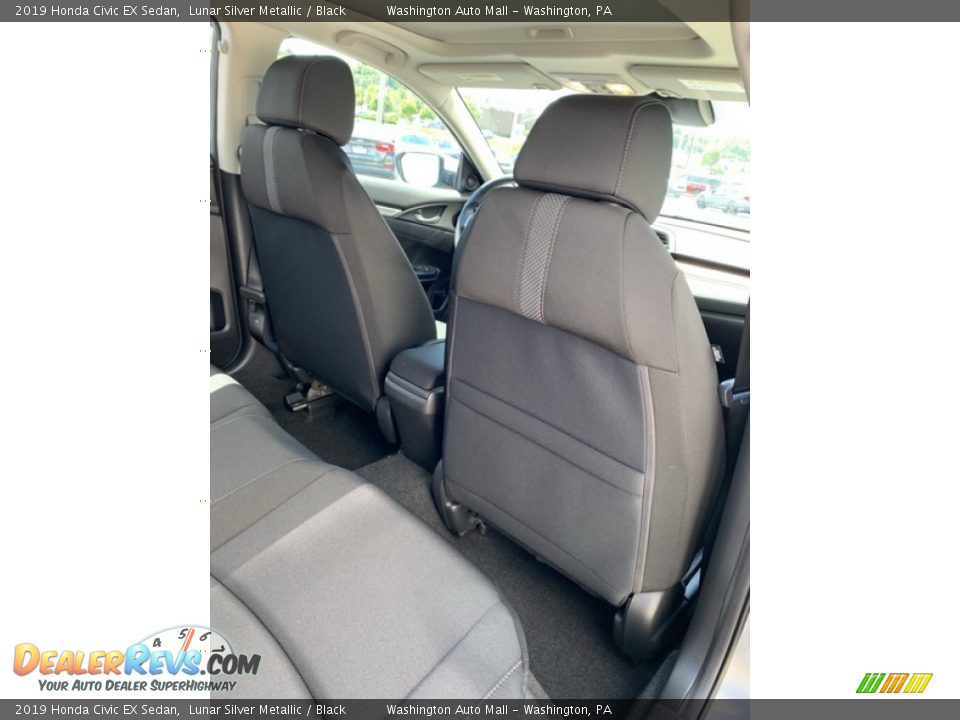 2019 Honda Civic EX Sedan Lunar Silver Metallic / Black Photo #24