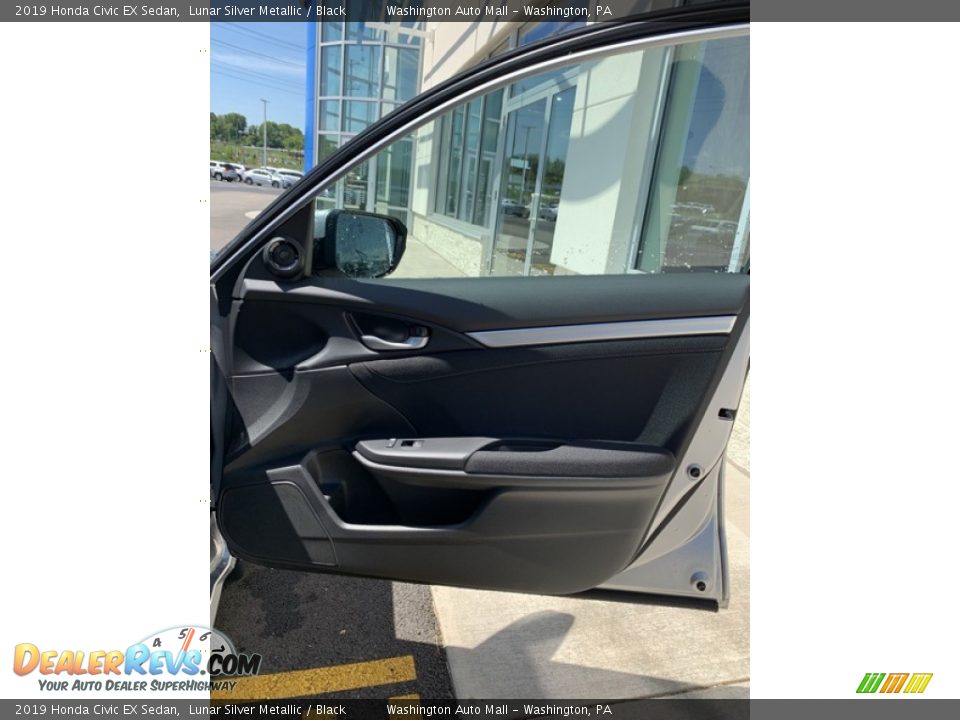 2019 Honda Civic EX Sedan Lunar Silver Metallic / Black Photo #25