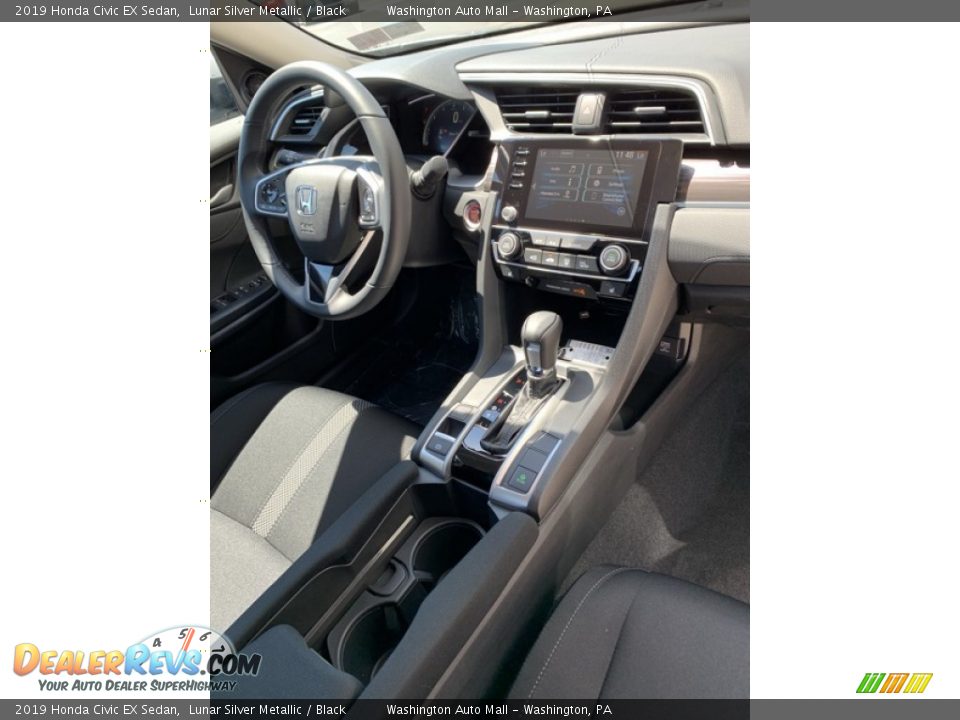 2019 Honda Civic EX Sedan Lunar Silver Metallic / Black Photo #27