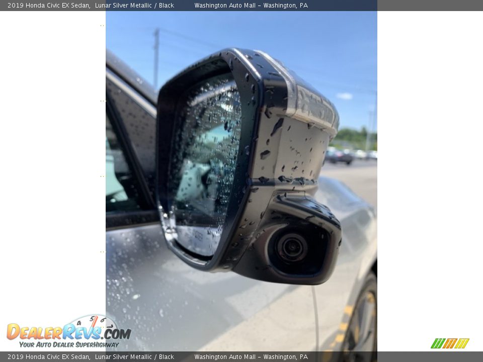 2019 Honda Civic EX Sedan Lunar Silver Metallic / Black Photo #28