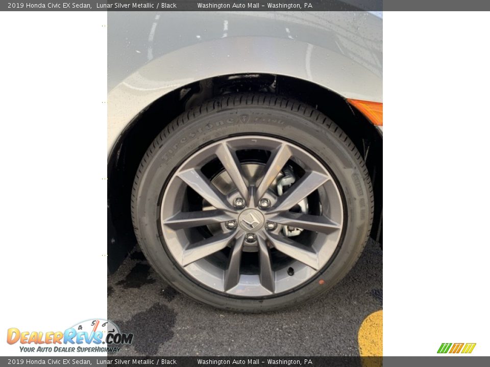 2019 Honda Civic EX Sedan Lunar Silver Metallic / Black Photo #29