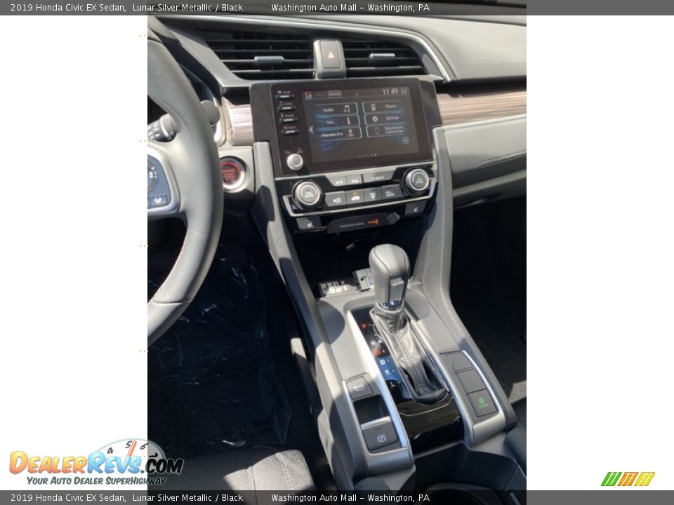 2019 Honda Civic EX Sedan Lunar Silver Metallic / Black Photo #31