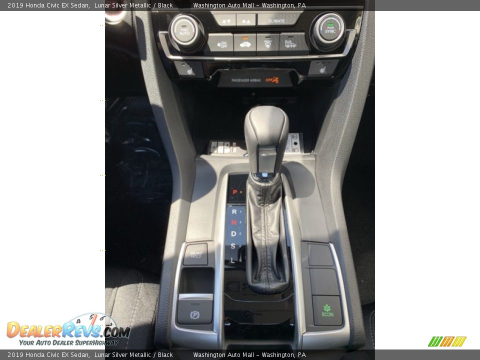 2019 Honda Civic EX Sedan Lunar Silver Metallic / Black Photo #33