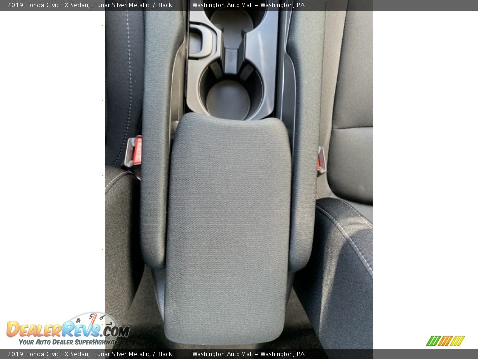 2019 Honda Civic EX Sedan Lunar Silver Metallic / Black Photo #34