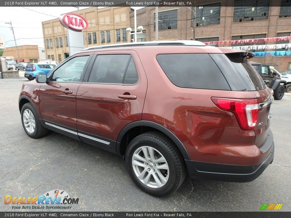 2018 Ford Explorer XLT 4WD Cinnamon Glaze / Ebony Black Photo #5