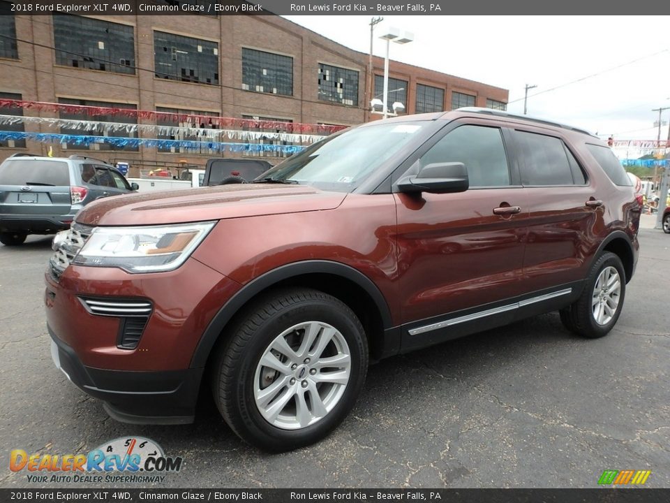 2018 Ford Explorer XLT 4WD Cinnamon Glaze / Ebony Black Photo #7