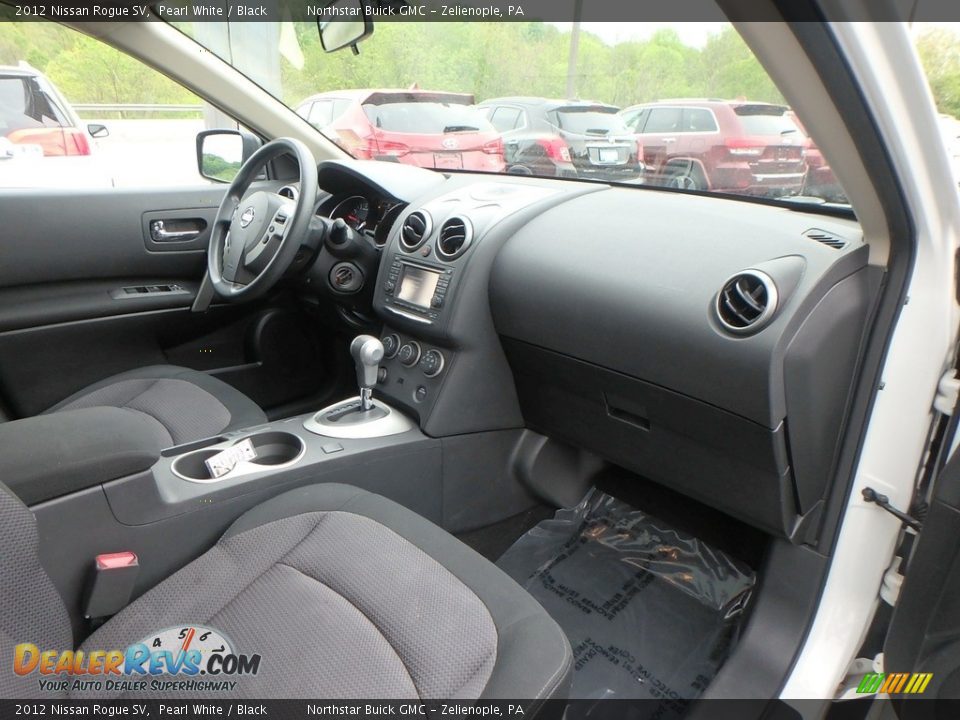 2012 Nissan Rogue SV Pearl White / Black Photo #6