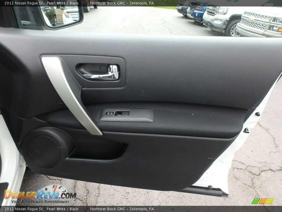 2012 Nissan Rogue SV Pearl White / Black Photo #7